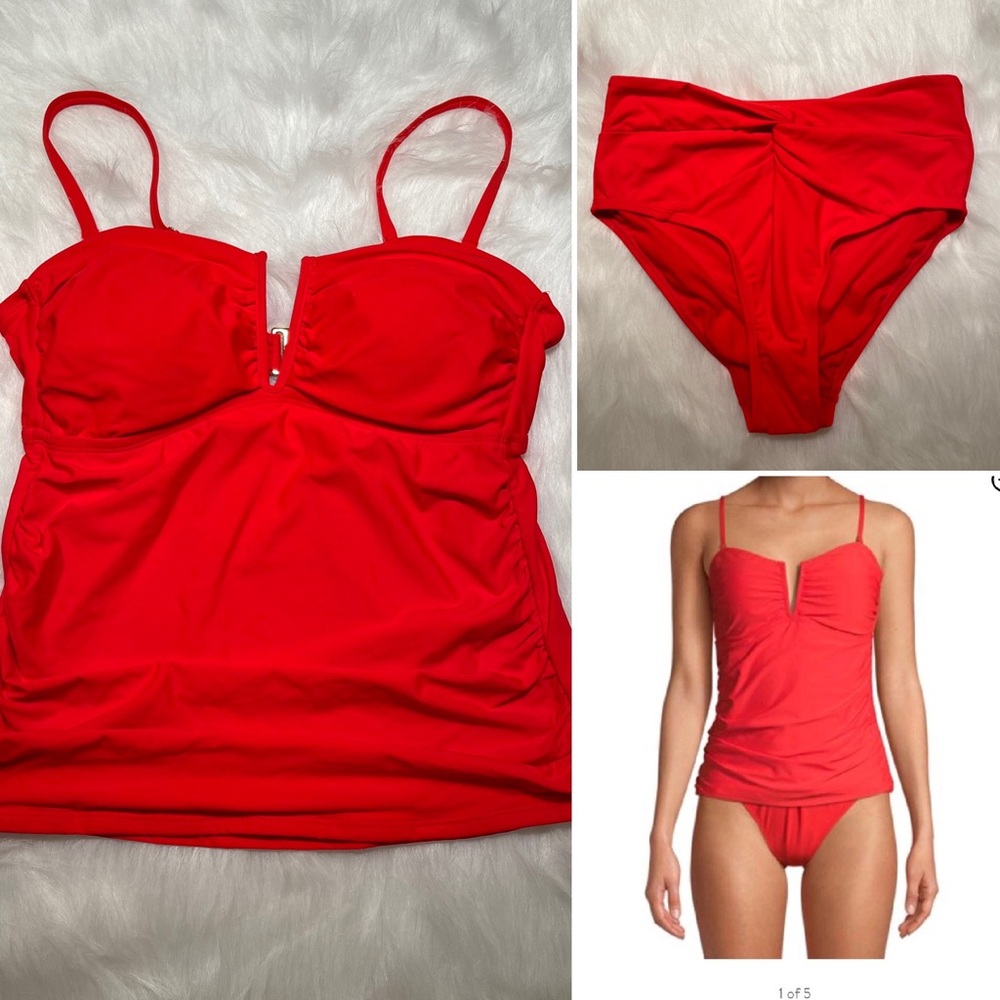 V-Wired Tankini Swim Top